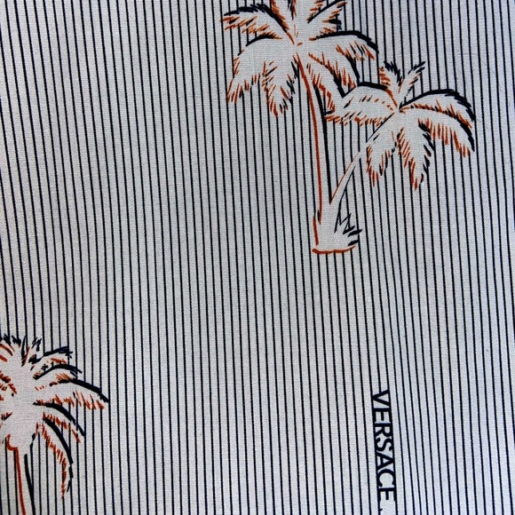 Versace shirt | Mens Small | palm tree print | Brand New - Picture 5 of 11